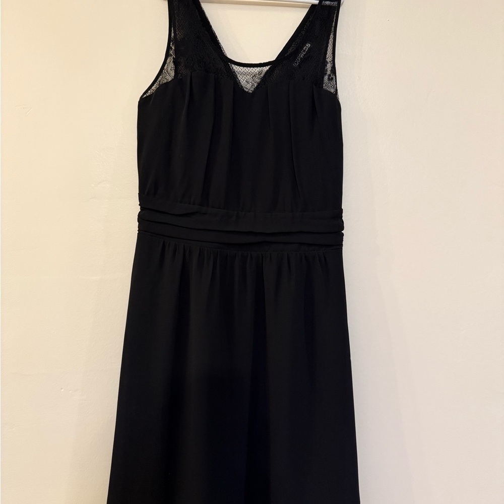 Express Small (2) Womens Black Sleeveless Dress
